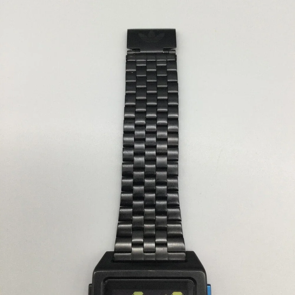 Adidas Archive_M1 Mens Watch 36mm Black Digital Stainless 50M Sport New Battery
